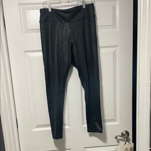 Express Charcoal Textured Leggings